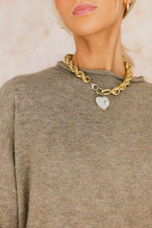 Slouch Sweater // Mocha