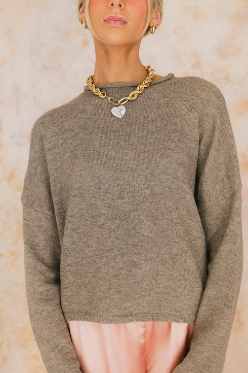 Slouch Sweater // Mocha