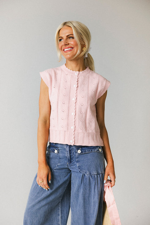 Vivi Vest // Blush