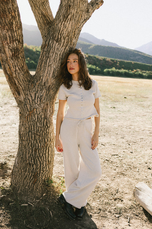Heirloom Knit Pant // Chai