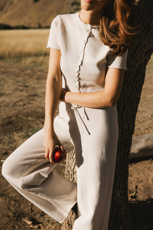 Heirloom Knit Pant // Chai