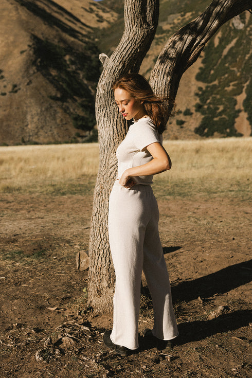 Heirloom Knit Pant // Chai
