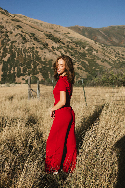 Heirloom Knit Pant // Apple