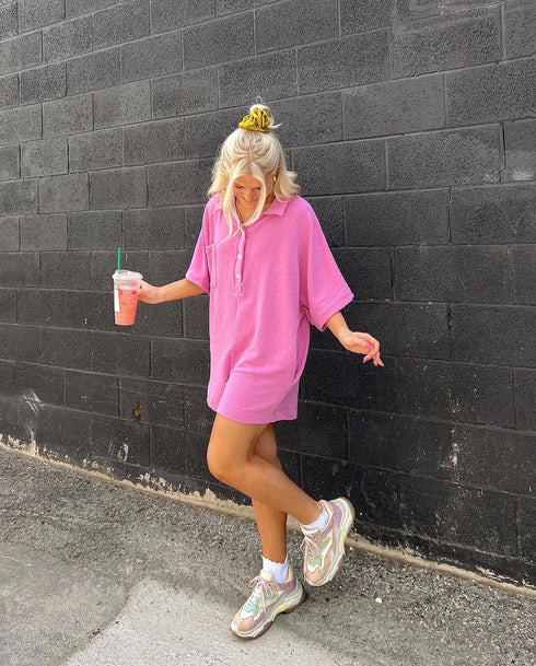 Summer BFF Romper// Peony