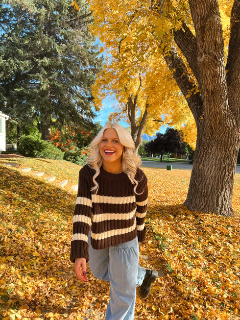 Everyday Slay Striped Sweater