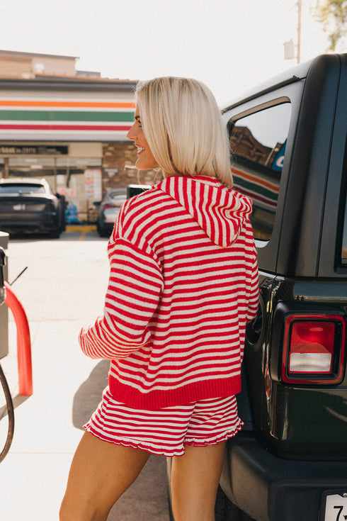 Club Cutie Zip-Up // Red