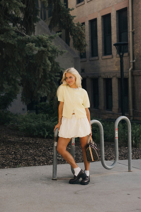 Passing Notes Bubble Skort