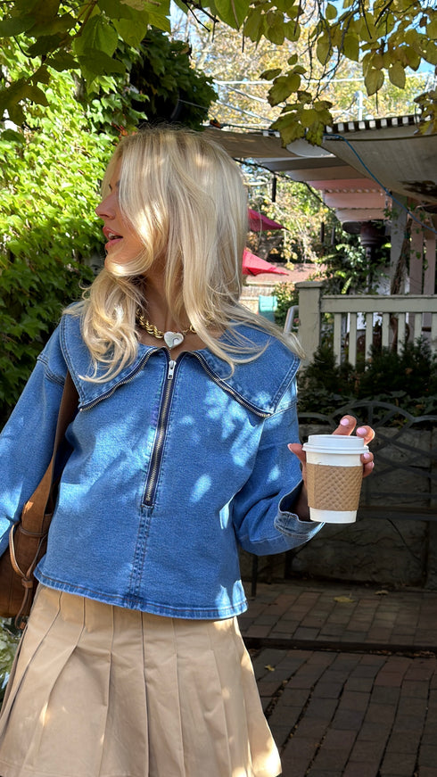 Hazelwood Denim Top *RESTOCKED*