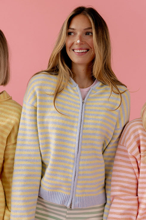 Club Cutie Zip Up // Split *PREORDER*