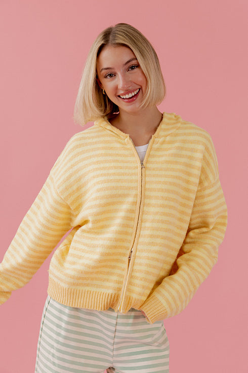 Club Cutie Zip-Up // Peel *PREORDER 8/14*