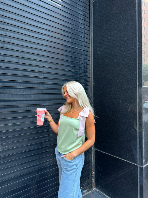 Flirty & Thriving Bow Top