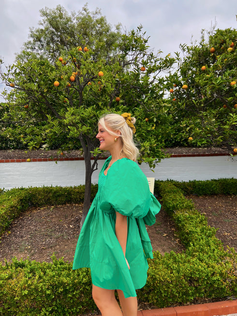 Flirt Back Bow Dress