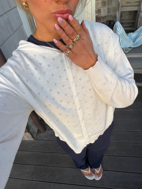 Daily Girl Hoodie // White