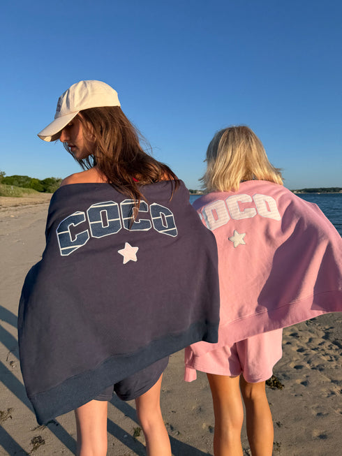 Coco Girl Mockneck // True Blue