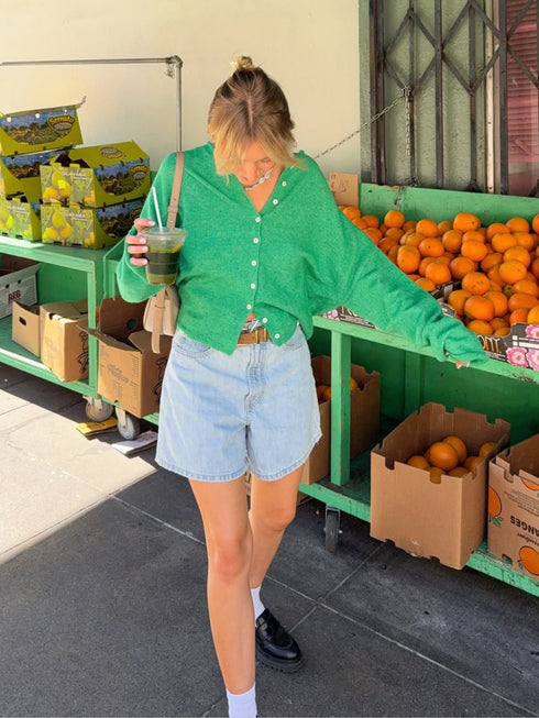 Coco Cutie Cardigan // Kelly