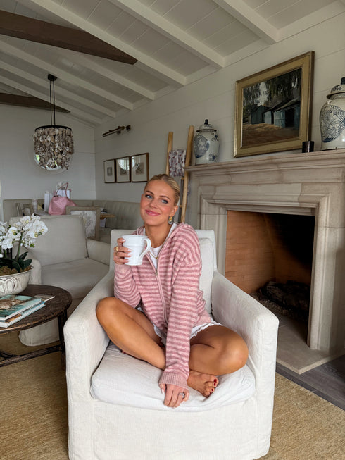 Club Cutie Zip-Up // Sunset