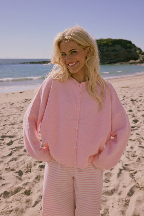 Coco Cutie Cardigan // Baby Pink *RESTOCKED*