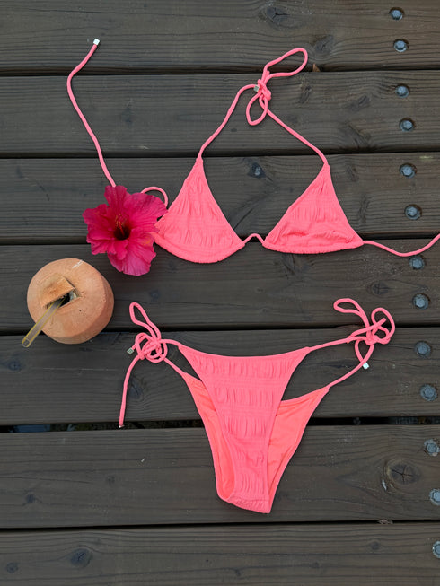 Heatwave Bikini Set // Papaya