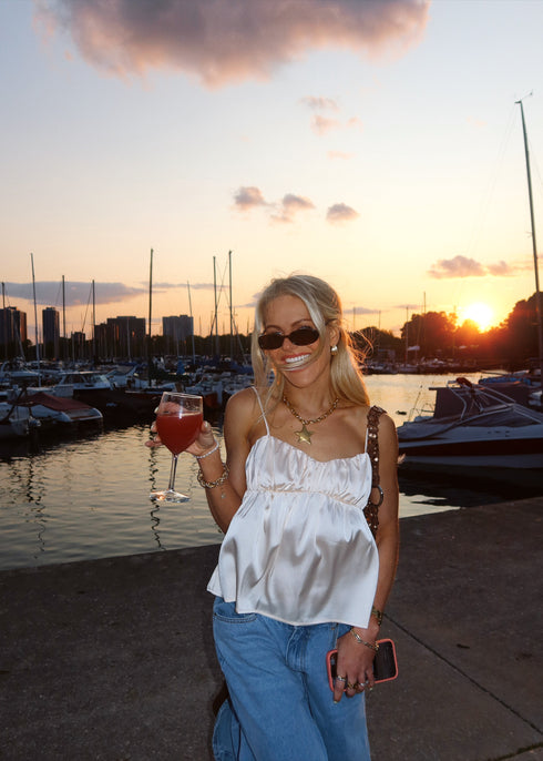 Let's Glow Girls Top