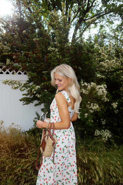 Berry Blooms Dress // Cream