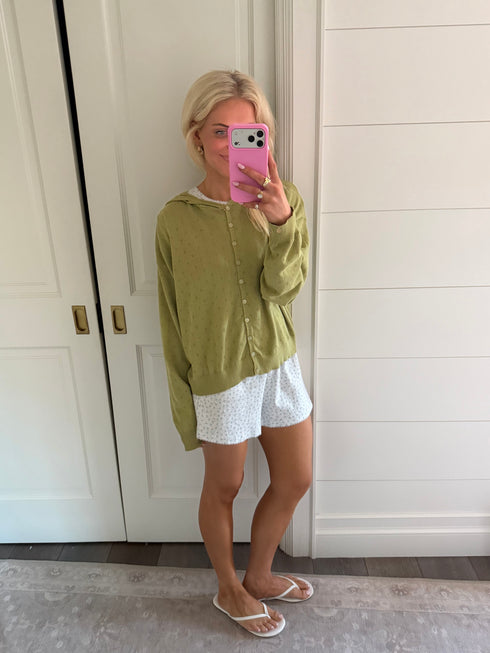 Daily Girl Hoodie // Matcha