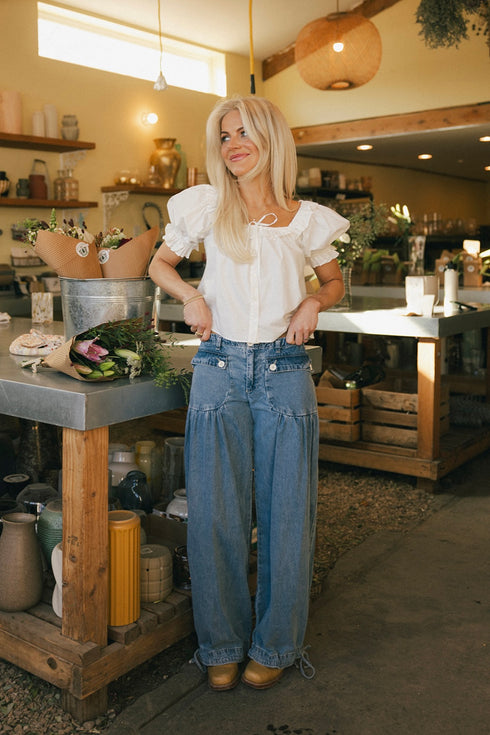 Cutie Pie Denim Pant *PREORDER 5/25*