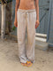 Sandy Stripes Pant // Mocha