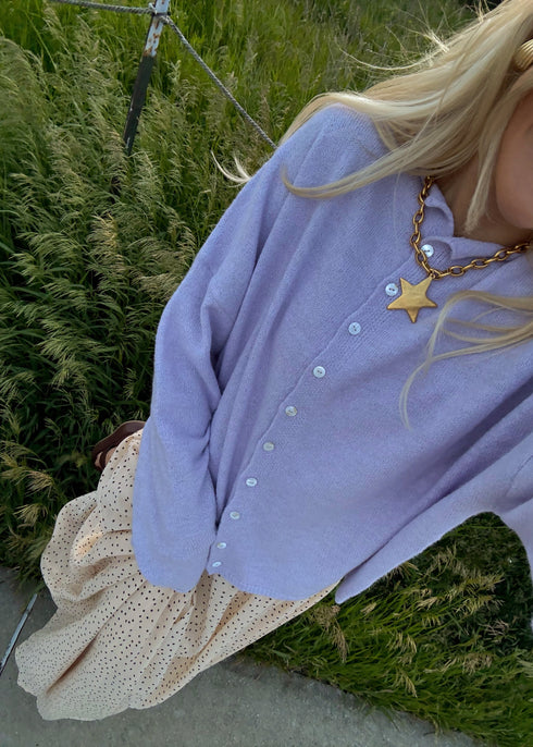 Coco Cutie Cardigan // Lilac