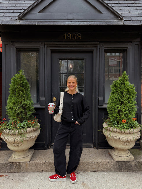 Coco Cutie Cardigan // Black