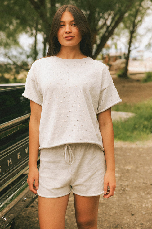 On Repeat Knit Set // Cloud