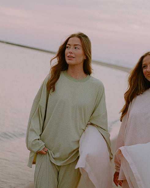 Saturdays Pullover// Matcha