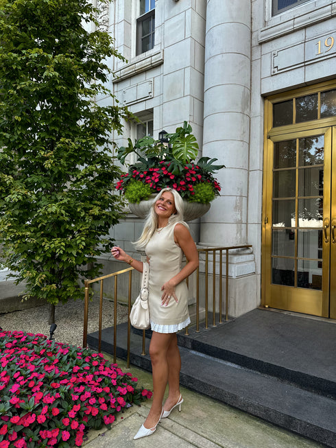 Tennis Club Dress // Tan