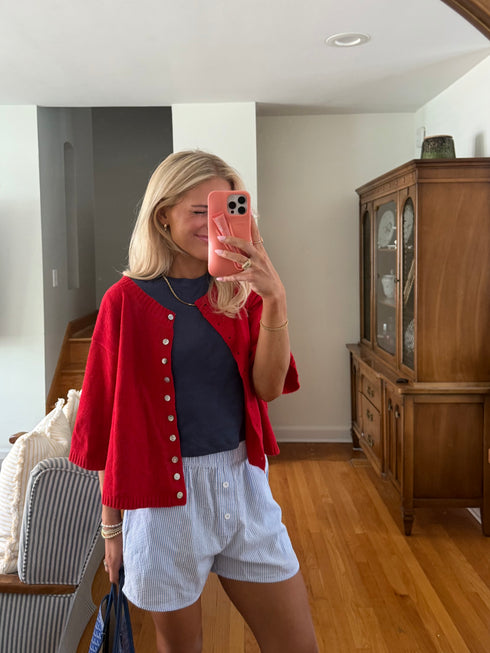 Marina Moment Striped Short // Blue