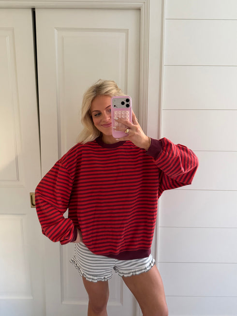 Drive Slow Pullover // Flame