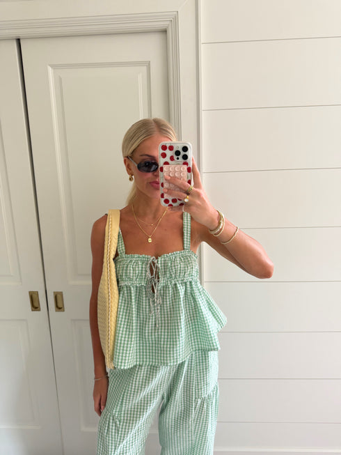 Picnic Princess Top // Green