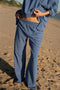 Road Trip Pant // Cobalt Stripe *PREORDER 7/5*