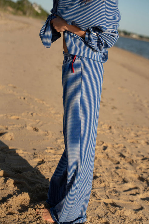 Road Trip Pant // Cobalt Stripe *PREORDER 7/5*