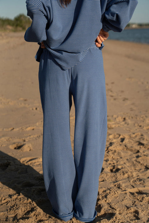 Road Trip Pant // Cobalt Stripe *PREORDER 7/5*