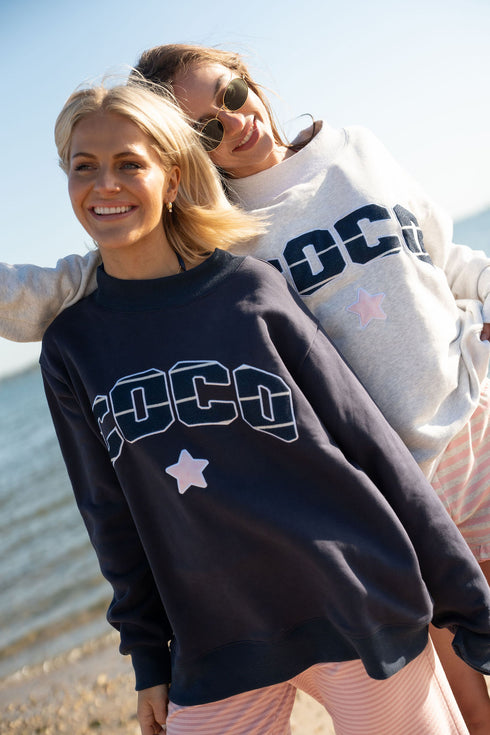 Coco Girl Mockneck // True Blue