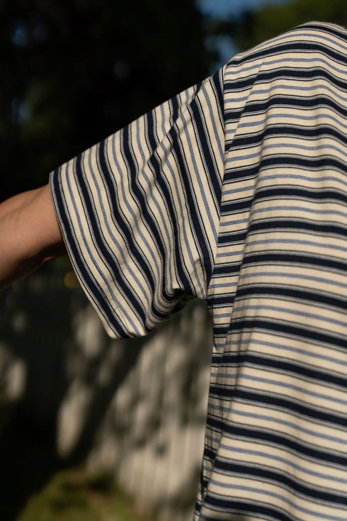 All American Tee // Dock Stripe