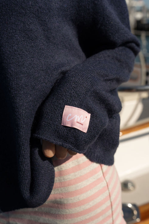 Classic Cutie Polo // Navy Pink