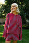 Poolside Pullover // Cherry *PREORDER 7/3*