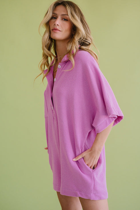 Summer BFF Romper// Peony