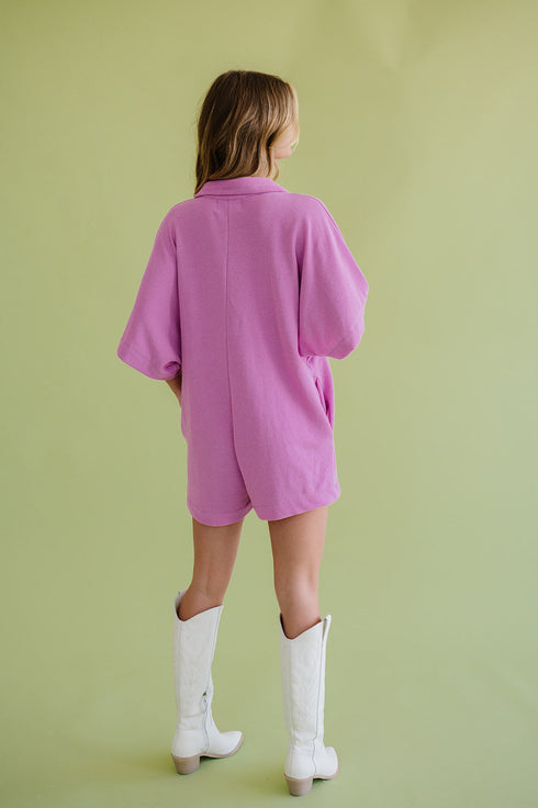 Summer BFF Romper// Peony
