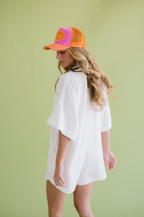 Summer BFF Romper // White