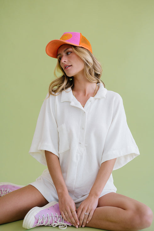 Summer BFF Romper // White