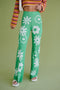 Crazy Daisy Knit Pant