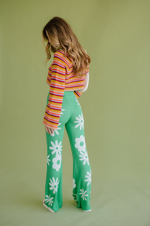 Crazy Daisy Knit Pant