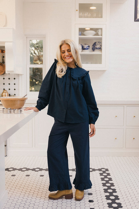 The Lucy Top // Navy