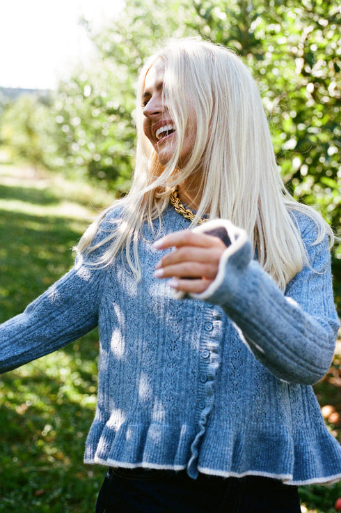 Autumn Cardigan // Powder Blue